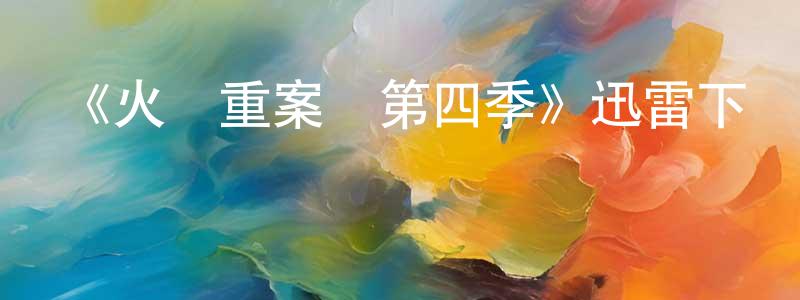 陳成智發布《火線重案組第四季》迅雷下載/在線觀看-犯罪歷史-美劇天堂
